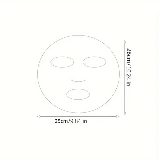 100pcs Unscented Facial Mask Paper Sheets - Hydrating, Moisture-Retentive, Disposable DIY Film Wrap for Skin Care, Softening