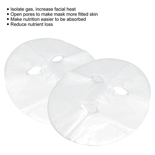 100pcs Facial Mask DIY Preservative Film Disposable Prevent Evaporation Moisture Retention Face Mask Wrapped Paper